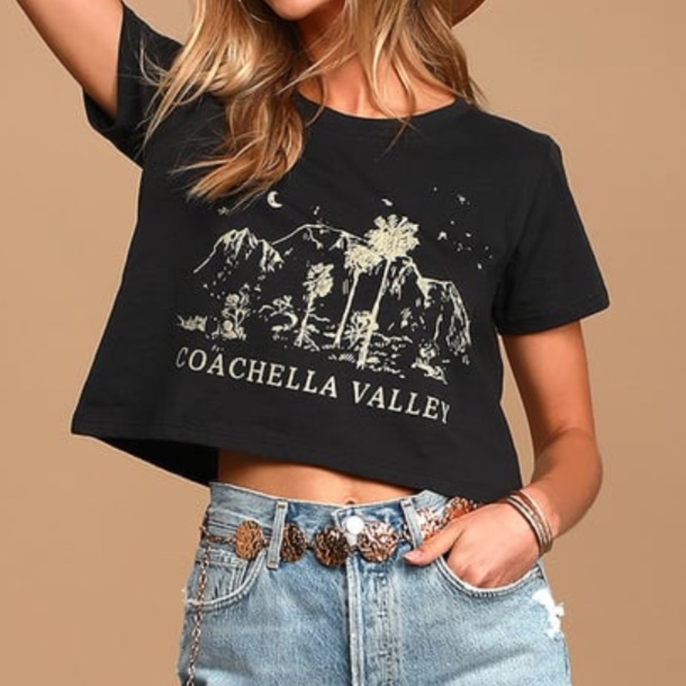 COPY - Coachella Valley Cropped T shirt